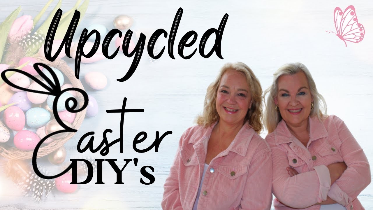 UPCYCLE OLD ITEMS INTO BEAUTIFUL EASTER DECOR | Trash to Treasure DIY's | Mackenzie Childs Dupe