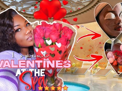 Valentines Day At The Spa! Facial, Brows, Lashes, DIY Decor, Heart Pizza + More!
