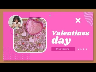 Valentines Day Prep | Diy heart bath bombs, V-day treat bags & Pizza ????