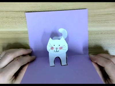 3D Kitty Card