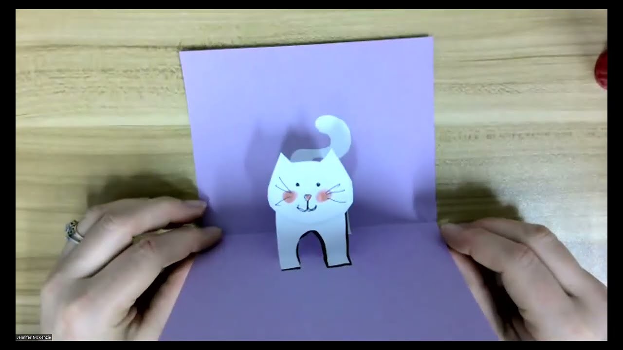 3D Kitty Card