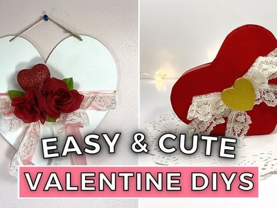 4 Easy & Cute MUST TRY Valentine's Day Room Decor DIYs