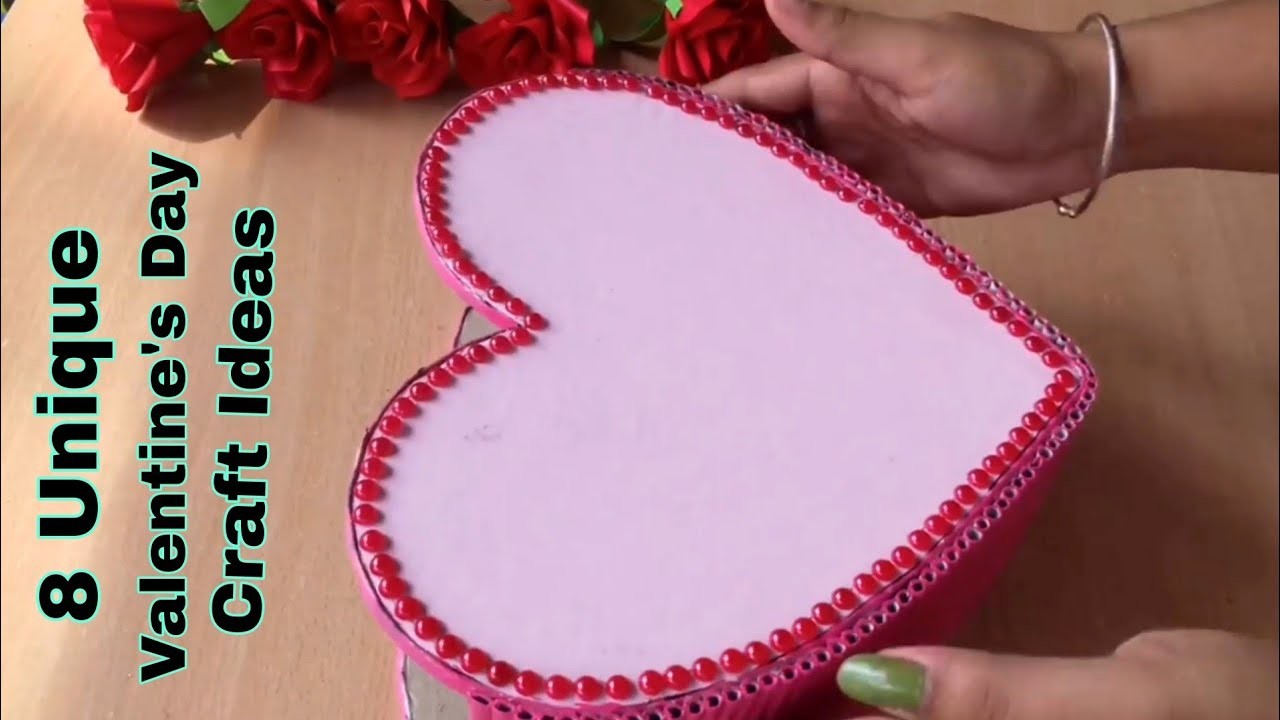 8 Amazing Valentine's Day Craft Ideas | Beautiful Craft Ideas For Valentine's Day | DIY