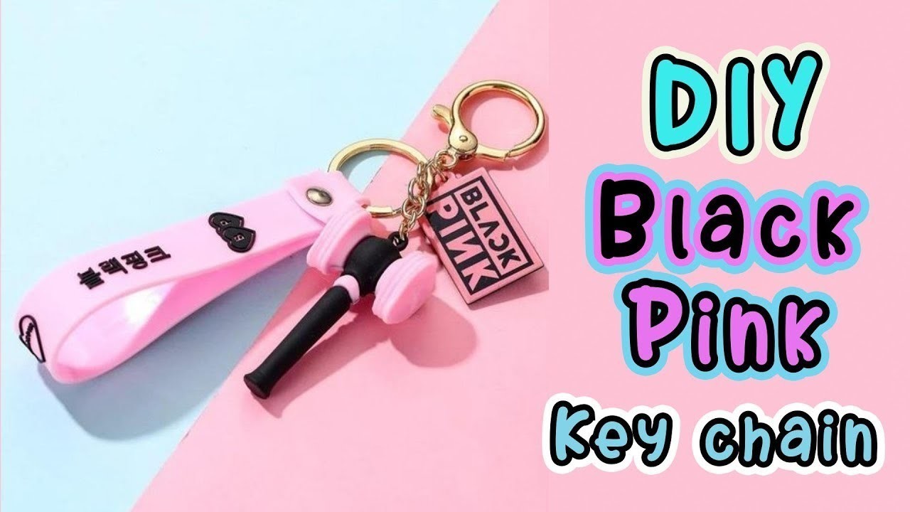 Black pink craft ideas। black pink keychain।best out of waste craft ideas @diyneha9251
