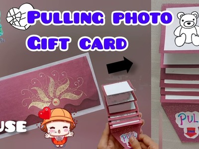 Diy pulling ⏬Photo Gift ????card with invitation Card ✨????