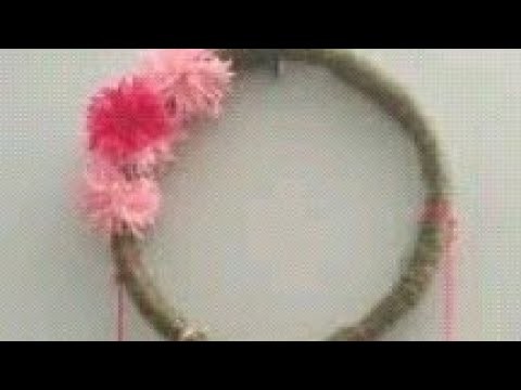 DIY wall hanging. diy room decor idea. diy wall decoration #viral #video #youtubevideo #viralvideo