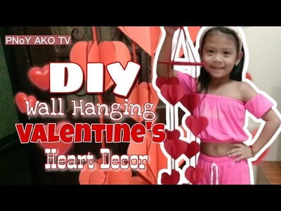 DIY |Wall Hanging Heart Decor | VALENTINE'S Room Decor