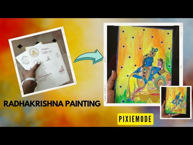 DIY Wedding invitation to Painting, PixieMode