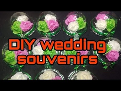 DIY Wedding souvenirs #diy #souvenir #wedding #homemade #giveaway
