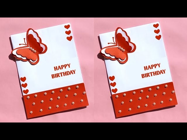 Easy Beautiful Birthday Greeting Card For Bestfriend • How to make birthday card• Birthday Card Idea