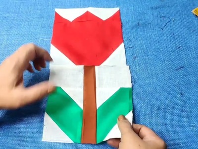 How to make easy patchwork quilt blocks. Faliya ki design. patchwork sewing tricks