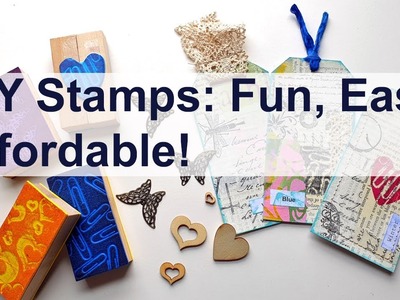 How to Make Stamps With Simple Materials Found Around the Home