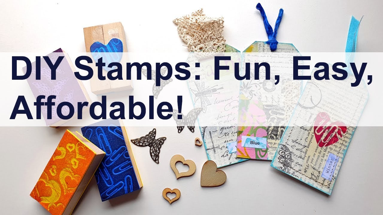 How to Make Stamps With Simple Materials Found Around the Home
