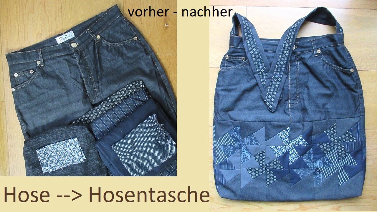 Jeans → Hosentasche. upcycling