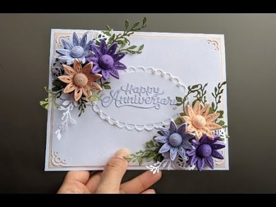 Quilled Greeting Card Tutorial. Art Paper.Quilling Art