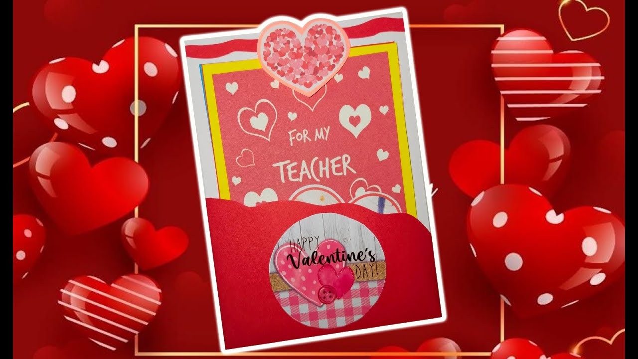 Simple Valentines Card for Teacher