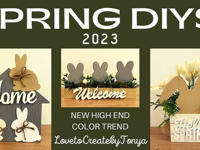 SPRING DIYS 2023~NEW HIGH END COLOR TREND SPRING DECOR