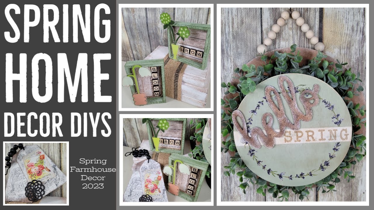 Spring Home Decor DIYs || Spring Farmhouse 2023