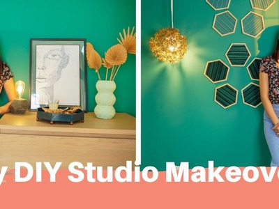 Studio Makeover on a Budget. DIY Studio Room Makeover I Dhara Patel