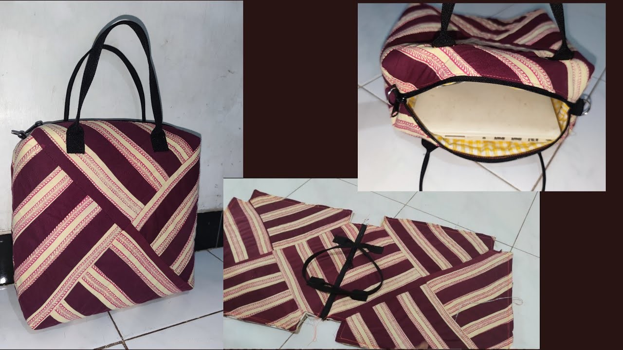 Tas dari kain perca, bag from patchwork