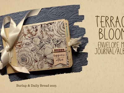 Terrace Blooms Envelope Mini Journal.Album