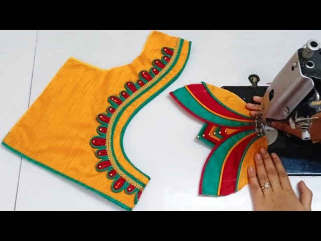 Very stylish blouse back neck design || cutting and stitching back neck blouse design || blouse