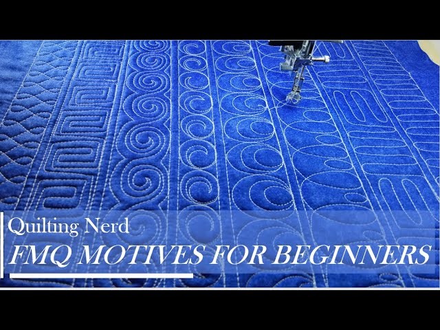 You want to start quilting? – start with those free motion quilting motives perfect for beginners