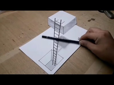 3D RASM CHIZISH '-How to draw 3d art on paper,'-How to draw rasm Qanda-how to draw 3d art