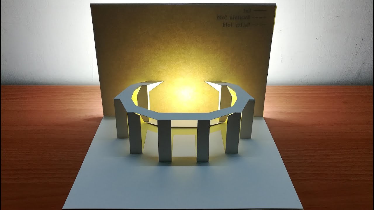 3D Stonehenge Card｜Paper Art｜Origami Art｜Kirigami Art｜Pop Up Card #239