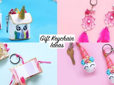 4 Easy DIY Gift Keychain Ideas | Gift Ideas | How to make Keychain