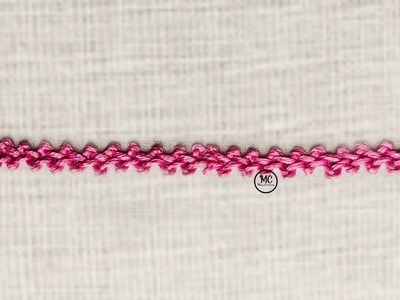 Braid stitch embroidery for beginners || Braid stitch embroidery || Hand embroidery.
