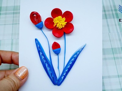Create beautiful and delicate daffodils patterns from quilling easily | Tips quilling super cool