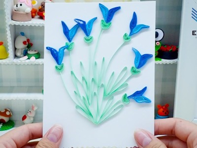 Designing a Handmade Valentine's Day Card with a Beautiful Quilled Floral Orchid: Quilling Tutorial