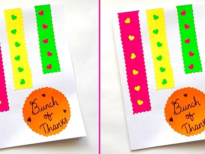 DIY Thank you card for Teachers | Thanks Card for Teachers | DIY card ideas | Greeting Card Ideas