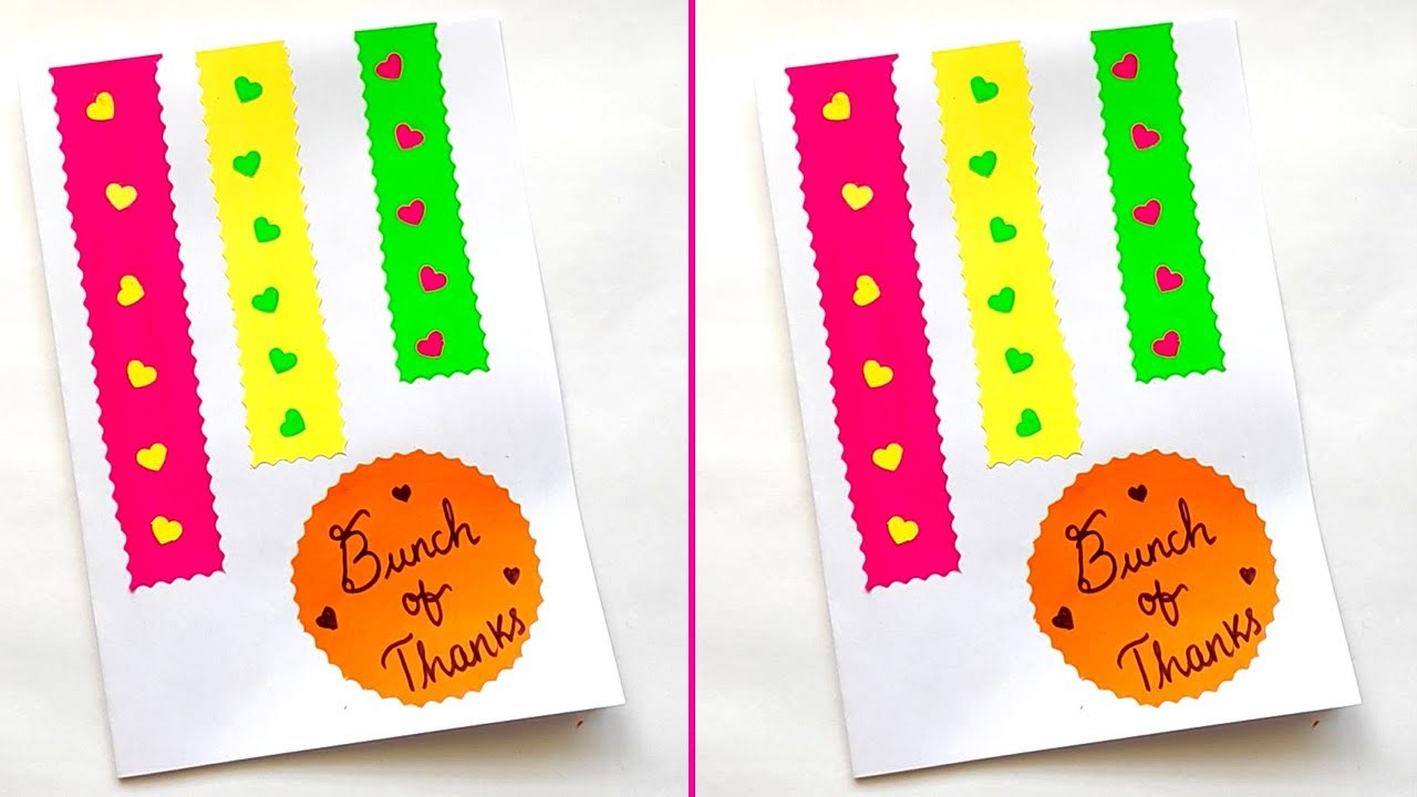 DIY Thank you card for Teachers | Thanks Card for Teachers | DIY card ideas | Greeting Card Ideas