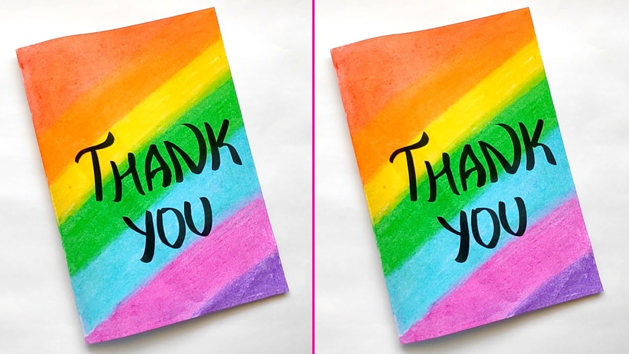 Easy Thank you Card for Teachers | Handmade Thanks Giving Card | DIY card ideas | Greeting Card