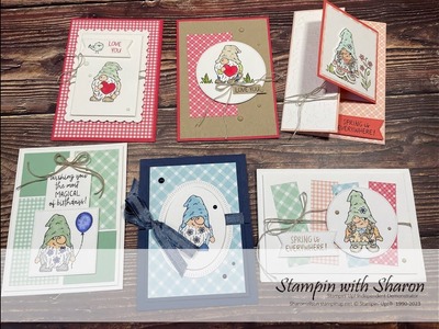 Friday Fun Frivolity with Stampin with Sharon - Gnomes