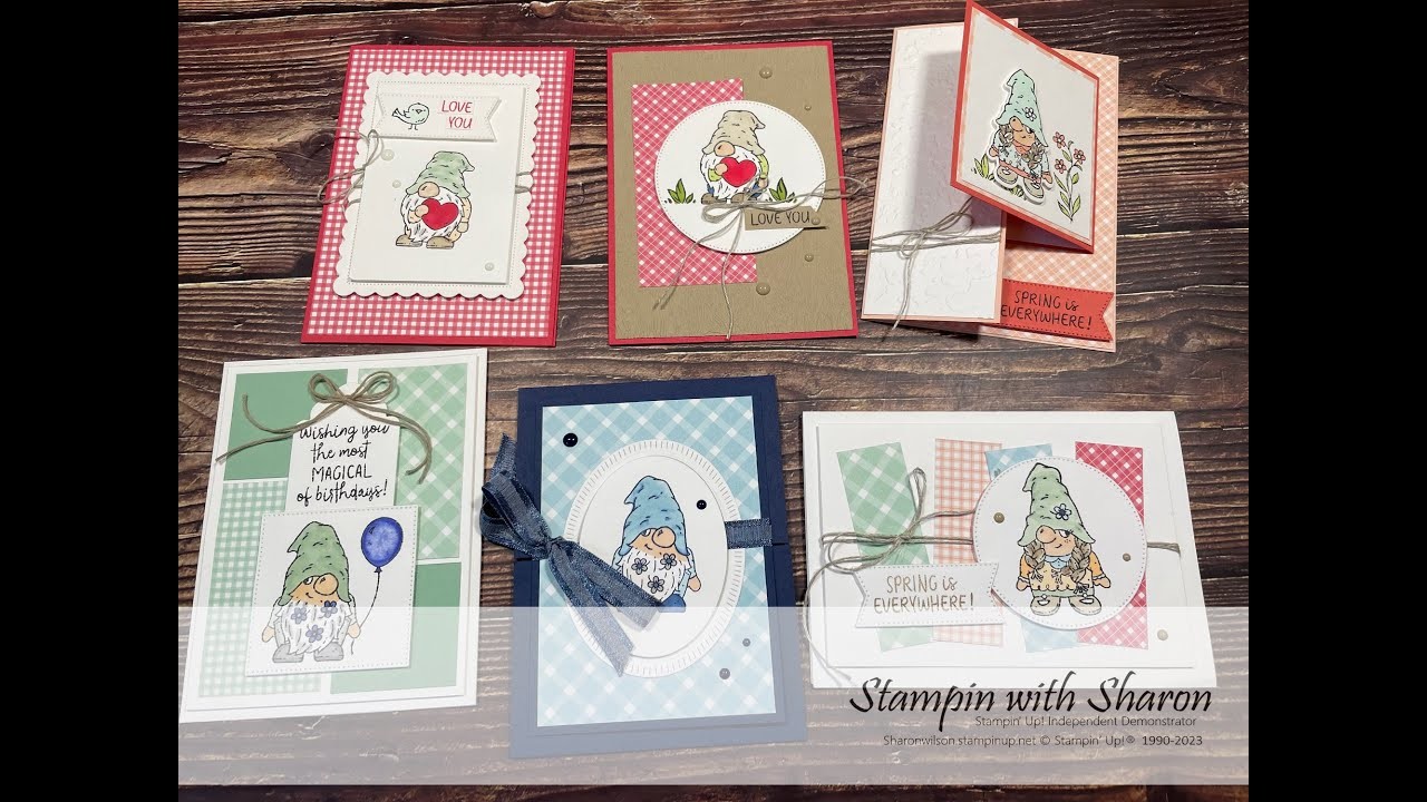 Friday Fun Frivolity with Stampin with Sharon - Gnomes