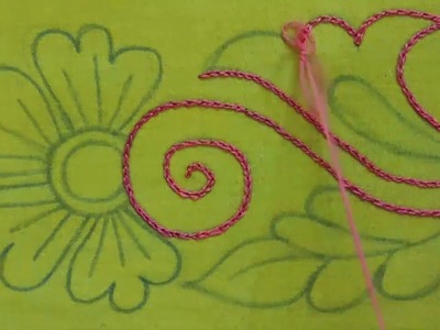 Hand embroidery border line nakshi kantha design stitch tutorial,Noksi katha selai,Kantha embroidery