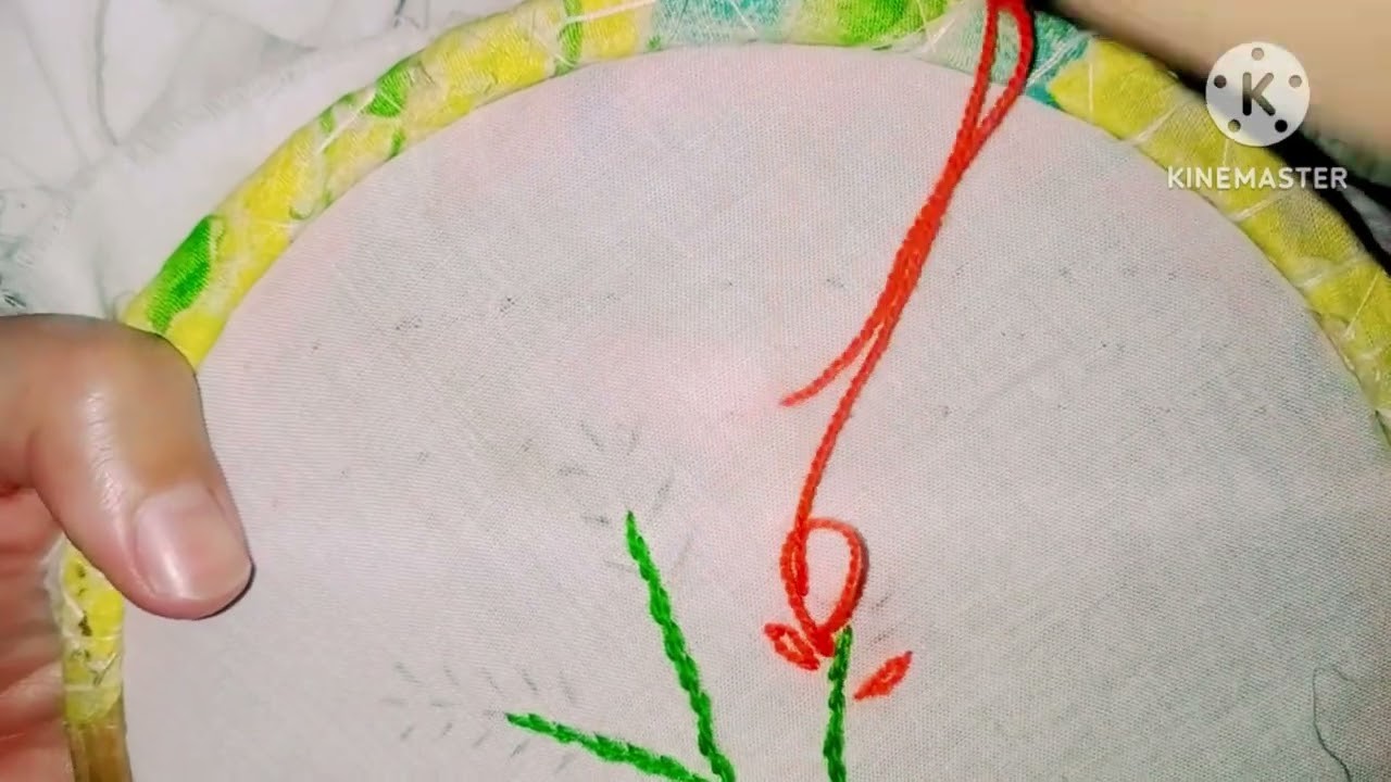 Hand embroidery | easy and unique embroidery flower for biginners #handwork  #handembroidery