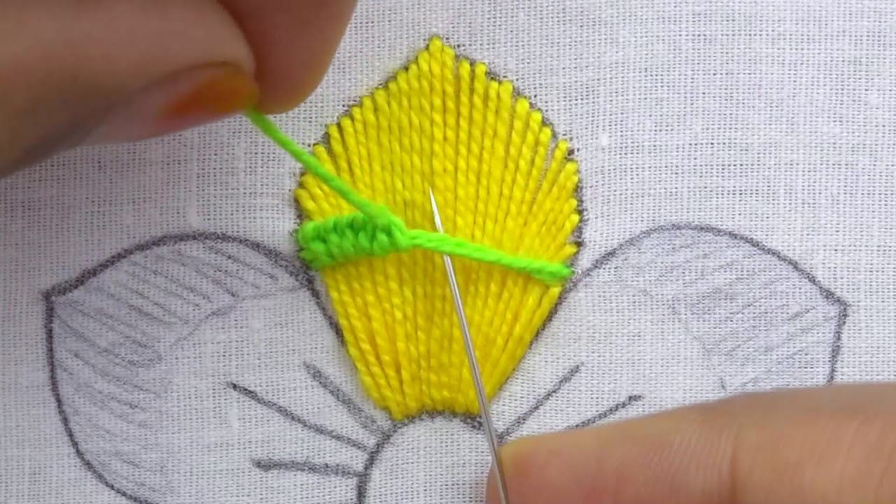 Hand Embroidery Flower Stitch Unique Flower Hand Embroidery Tutorial