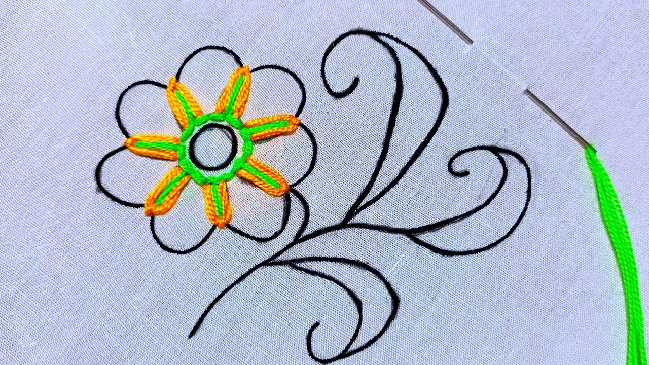 Hand Embroidery For Beginners || Hand Embroidery Designs || Ah Creator 3.0