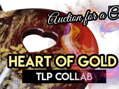 Heart of Gold Abstract Paint & Art - TLP Collab & Auction
