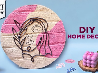 Home Decorating Ideas | Acrylic Painting | Interior Design | Women's Day Craft | DIY | @VENTUNOART