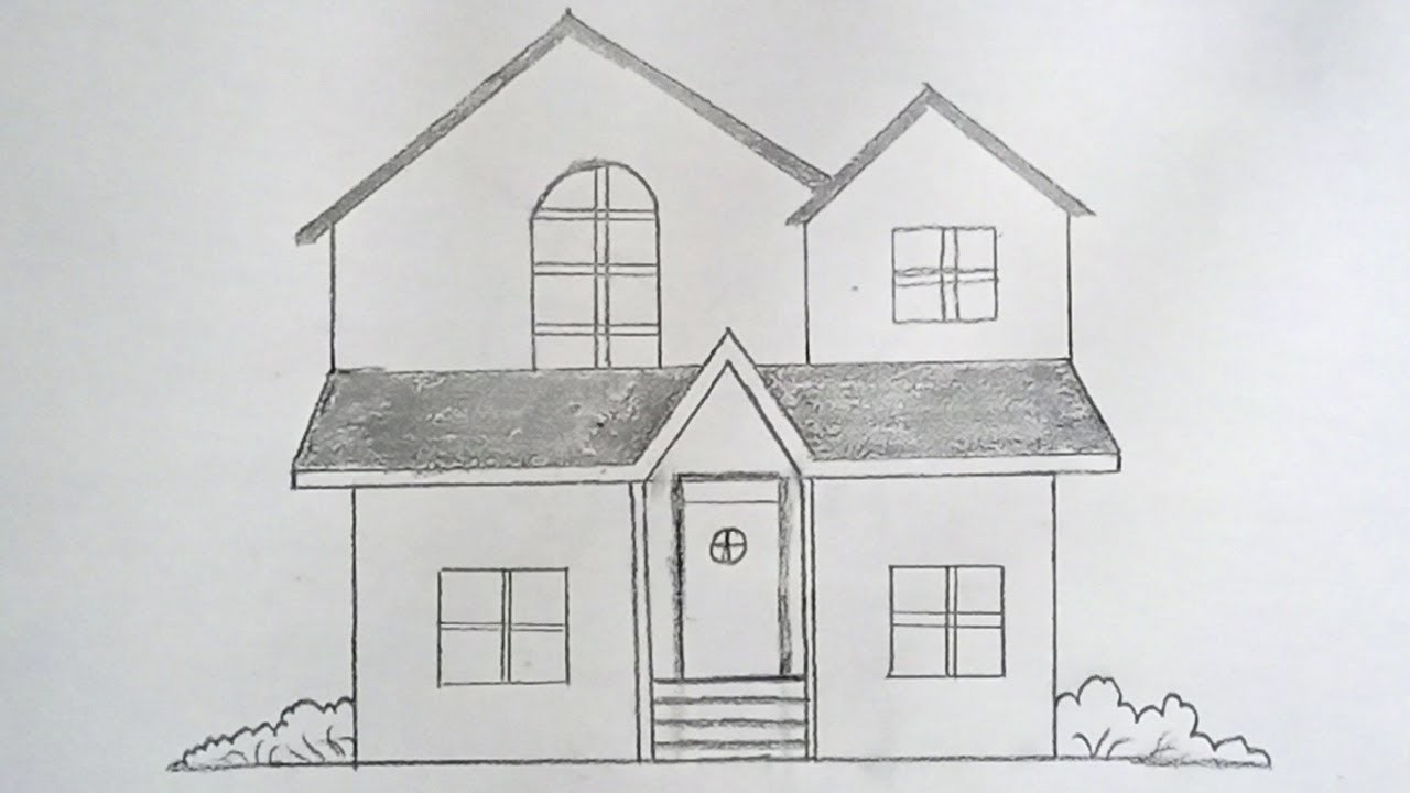 How to draw a Tinny House | How to draw a house | drawing