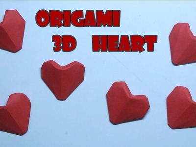 How to Make a 3d Origami Heart Easy