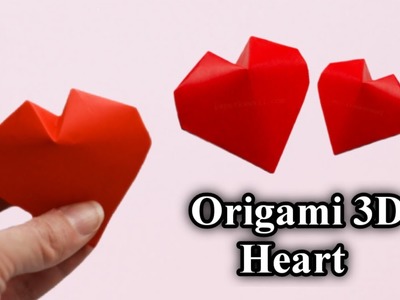 How to Make a paper heart | Origami 3D Valentine's heart