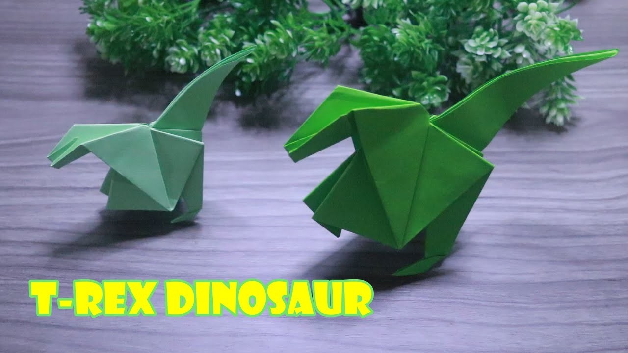 How to Make an Easy 3d Origami Dinosaur for Kids