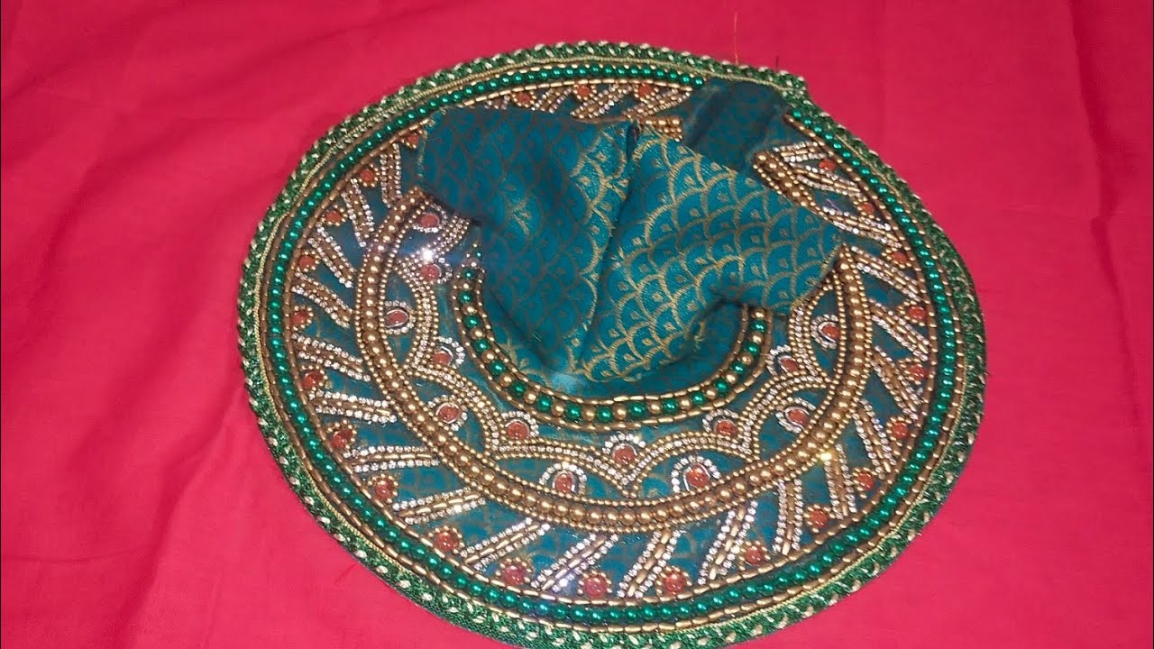 How to Make Laddu Gopal Dress BeautifulWork || Hand Embroidery Poshak For Laddu Gopal ||
