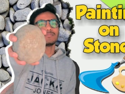 How to make painting on stone ???? || Painting tutorial